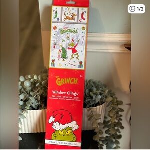 The Grinch Christmas Window Clings NIB